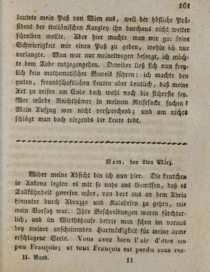 Rom, den 2ten März
