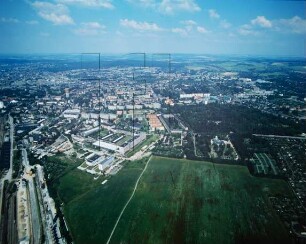 Bebauung in Chemnitz-Bernsdorf : Blickrichtung Nordosten
