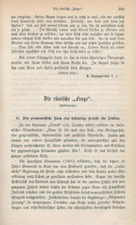 385-400 Die römische "Frage" : Fortsetzung