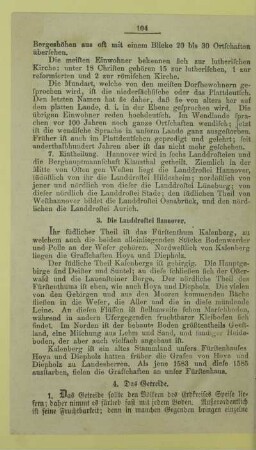 3. Die Landdrostei Hannover