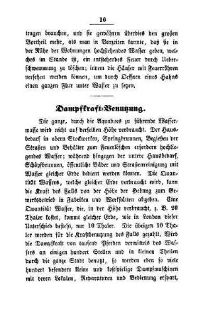 Dampfkraft-Benutzung