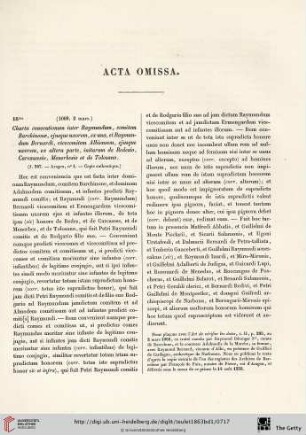 Acta omissa