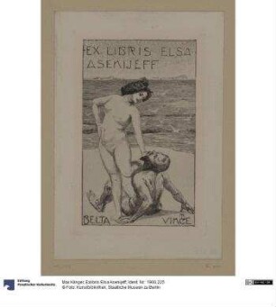 Exlibris Elsa Asenijeff