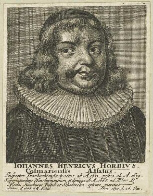 Bildnis des Iohannes Henricvs Horbivs
