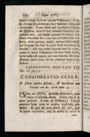 580-590, Consideratio CCXLV - CCXLVIII