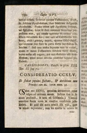 580-590, Consideratio CCXLV - CCXLVIII