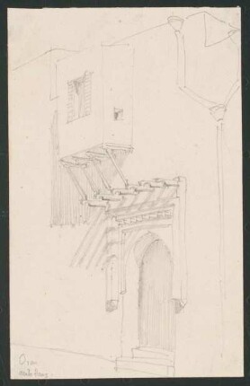 Fassade eines arabischen Hauses in Oran