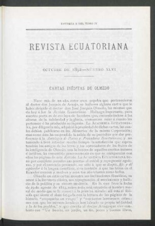Octubre de 1892 - Número XLVI