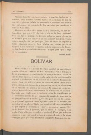 Bolívar
