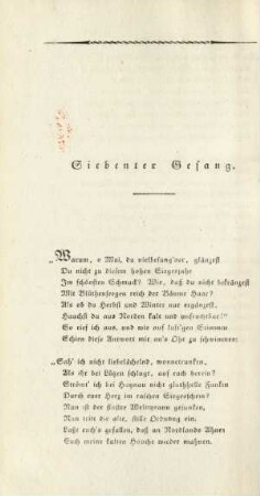 Siebenter Gesang