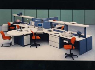 Modulares Büromöbelsystem ZapfPlus von Otto Zapf
