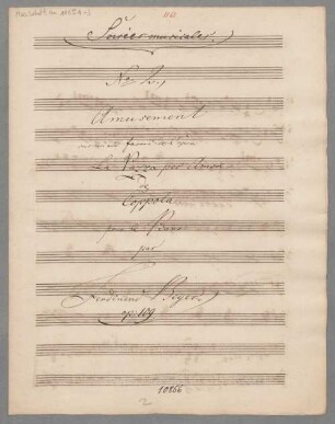 Divertimentos; G; pf; op. 109/2 - BSB Mus.Schott.Ha 11651-3
