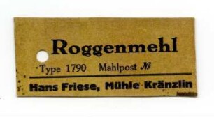 Motormühle Kränzlin