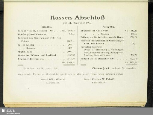 Kassen-Abschluß