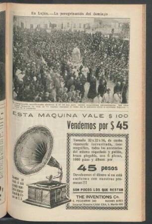 En Luján.- La peregrinación del domingo