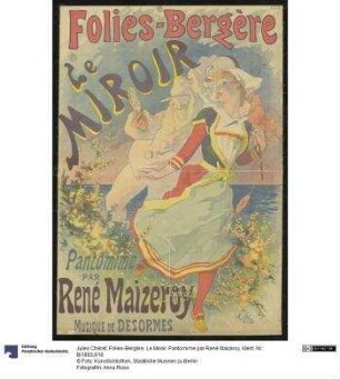 Folies-Bergère. Le Miroir. Pantomime par René Maizeroy