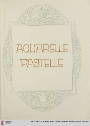 Aquarelle, Pastelle