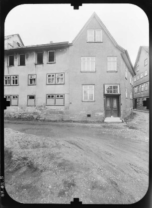 Schmalkalden, Haargasse. Wohnhaus. Straßenfront