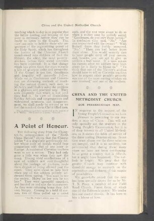China and the united methodist church