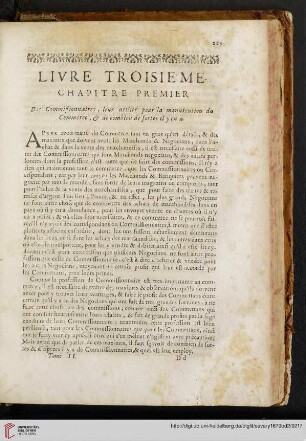 Livre troisieme