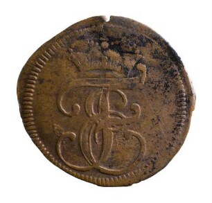 Münze, Heller, 1736