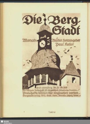 Die Berg-Stadt [Monatsblätter]