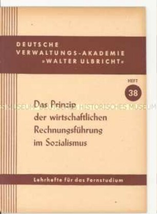 Lehrheft für das Fernstudium