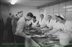 Einweihung der Kantine (KANT) des Kernforschungszentrums Karlsruhe (KfK)
