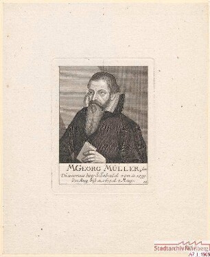 M. Georg Müller senior, Diakon bei St. Sebald