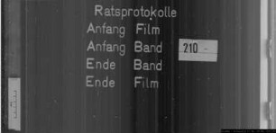 Ratsprotokolle des Jahres 1800
