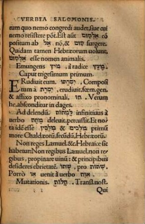 Proverbia Salomonis : = Mišlē Selōmō bēn Dāwid