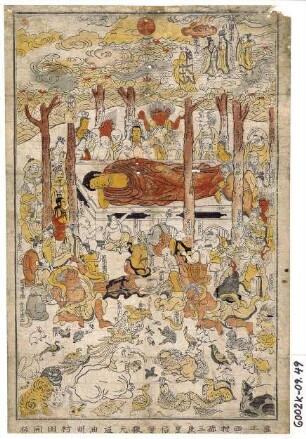 Eingehen von Buddha in das Nirvana (Nehan-zu)