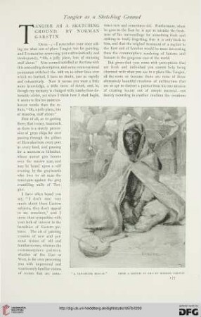 11: Tangier as a sketching ground