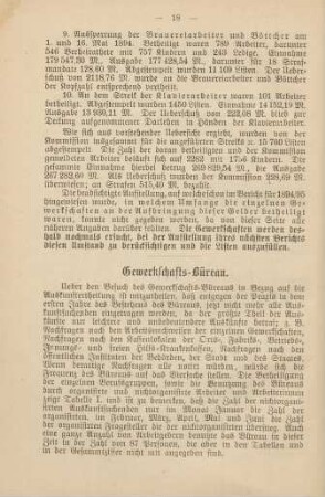 Gewerkschafts-Büreau.