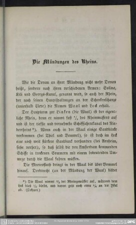 Die Mündungen des Rheins
