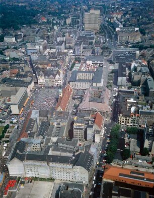 Innenstadt von Leipzig : Blickrichtung Norden