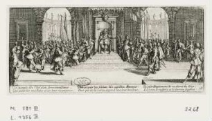 Ordensverleihung, Blatt 18 der Folge "Les misères et les malheurs de la guerre"