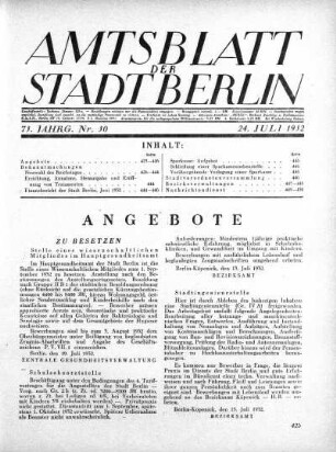 1932,30: Nr. 30, 24. Juli 1932