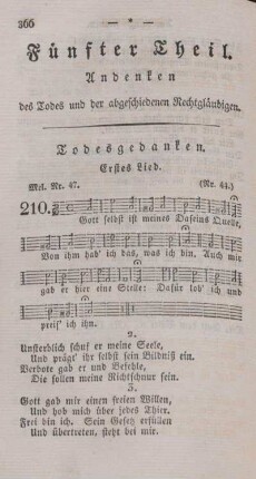 Fünfter Theil. Andenken des todes und der abgeschiedenen Rechtgläubigen.
