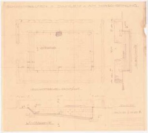 Haus Darré, Berlin-Dahlem Umbau: Schwimmbecken 1:50