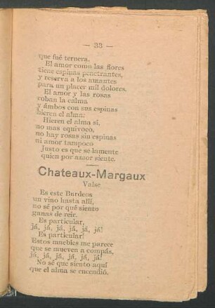 Chateaux-Margaux : Valse