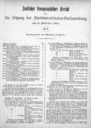No. 6, 14. Februar 1895