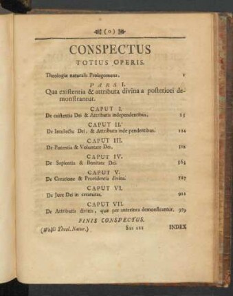 Conspectus Totius Operis