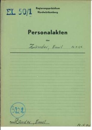 Zander, Emil