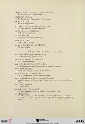 B. Nachmittags von 4-7 Uhr (Nr. 662-937d)