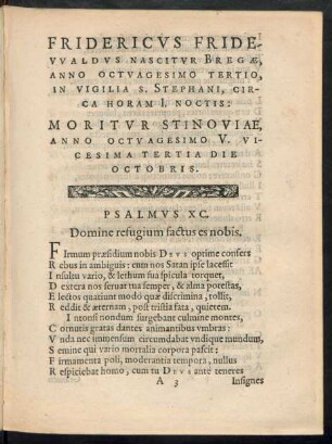 Psalmus XC. Domine refugium factus es nobis.