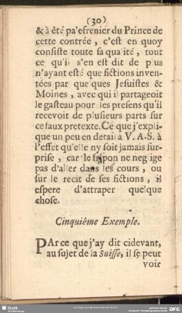 Cinquiême Exemple