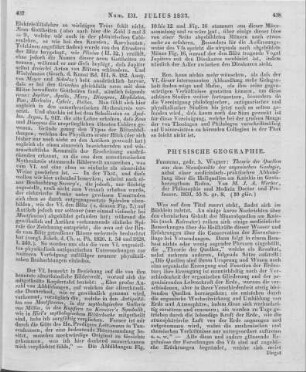 Werber, M. J. A.: Theorie der Quellen aus dem Standpunkte der organischen Geologie. Nebst einer medicinisch-praktischen Abhandlung über die Heilquellen am Kniebis im Großherzogtum Baden. Freiburg i. Br.: Wagner 1831