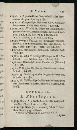 315-330, Appendix