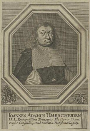 Bildnis des Ioannes Adamus Umbscheiden